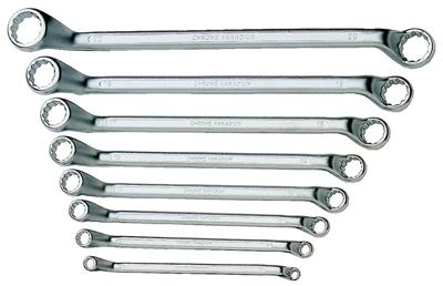 IRONSIDE 113110 Dubbele ringsleutelset Sleutelbreedte (metrisch) 8 - 22 mm