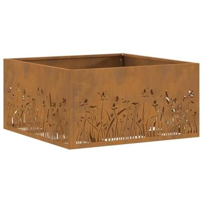 Vuurkorf Bruin 60 x 60 x 30 cm Cortenstaal