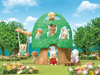 SYLVANISCHE FAMILIES 5318 De hut en baby Ecureuil Roux