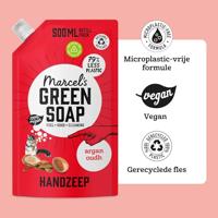 Marcel&apos;s Green Soap Handzeep argan & oudh 500ml navulzak - thumbnail