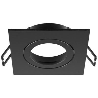 SLV InbouwringNew Tria 68 vierkant zwart - zonder fitting - 1007329