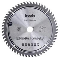 kwb 586768 Hardmetaal-cirkelzaagblad 190 x 20 mm 1 stuk(s) - thumbnail