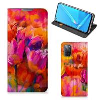 Bookcase OPPO A52 | A72 Tulips - thumbnail