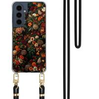 Samsung Galaxy A16 hoesje met zwart koord - Exotic garden - thumbnail