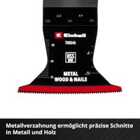 Einhell 708046 Tauchsägeblatt BIM Met, 65mm Bimetaal Multitool toebehorenset 65 mm 1 stuk(s) - thumbnail