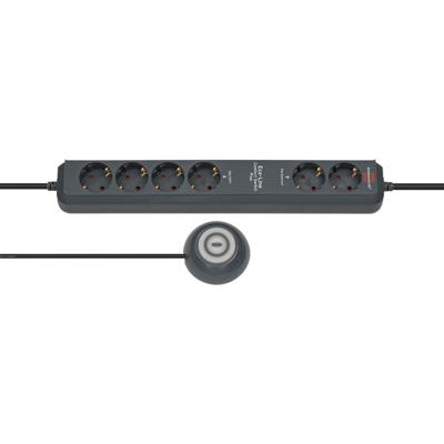 Brennenstuhl Eco-Line stekkerdoos Comfort Switch Plus EL CSP 24 6-voudig antraciet 1,5m H05VV-F 3G1,5 2 permanent, 4 schakelbaar externe Brennenstuhl Eco-Line stekkerdoos Comfort Switch Plus EL CSP 24 6-voudig antraciet 1,5m H05VV-F 3G1,5 2 permanent, 4 schakelbaar externe
