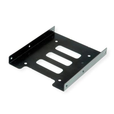 ROLINE montage adapter, 3,5 inch frame voor 1x 2,5 HDD/SSD, metaal, zwart