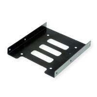 ROLINE montage adapter, 3,5 inch frame voor 1x 2,5 HDD/SSD, metaal, zwart - thumbnail