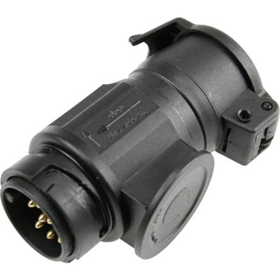 AS Schwabe 60469 Aanhangeradapter [Stekker, 13-polig - Stekker, 7-polig] Kunststof