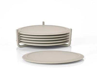 Zone - Singles - Glasonderzetter S/6 houder Mud Zone - Singles - Glasonderzetter S/6 houder Mud