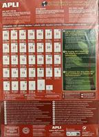 Apli witte etiketten ft 210 x 297 mm (b x h) (A4), 100 stuks, 1 per blad (1281) - thumbnail