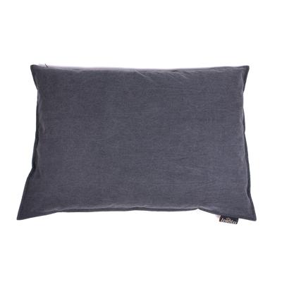 Lex & Max Hondenkussen Verwassen Canvas Zwart - 100 x 70cm - Kussenhoes