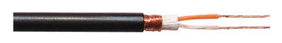 Tasker C114 Microfoonkabel 2x0,25mm zwart 100m
