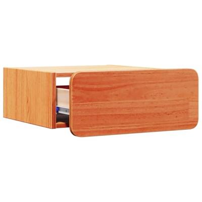 Nachtkastje 2 pcs Wasbruin 39 x 34 x 16,5 cm Massief grenenhout