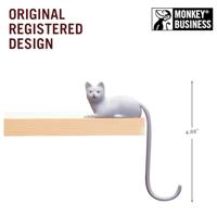 Kattenstaart Haakje - Wit - thumbnail