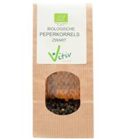 Peperkorrels zwart bio 250 Gram - thumbnail