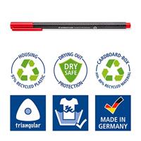Staedtler Triplus fineliner eco, doosje van 10 stuks, assorti - thumbnail