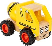 Small Foot - houten cementvrachtwagen geel - thumbnail