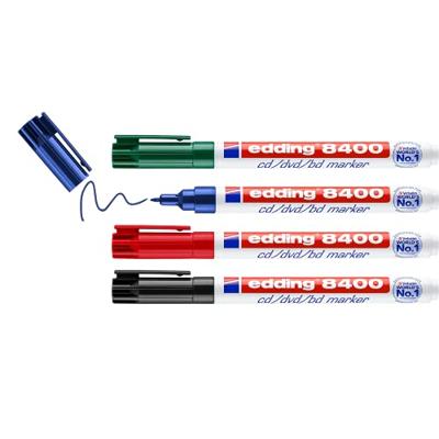 Cd marker edding 8400 rond 0.5-1mm assorti
