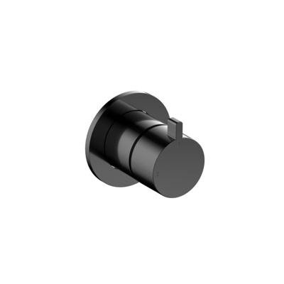 Hotbath Ace - Afbouwdeel - 2-Weg Omstel - Gepolijst Zwart Pvd - V01