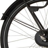 Cortina spatbordstang achter 28 foss diamond black matt - thumbnail