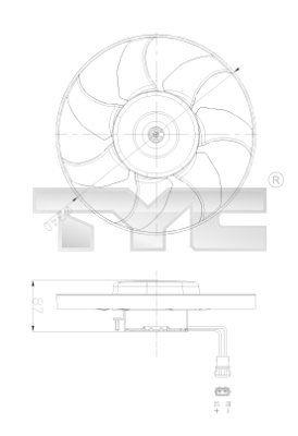Koelventilator 8370025 Koelventilator 8370025