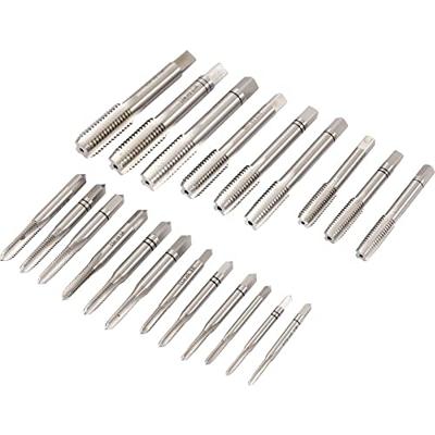 TOOLCRAFT TO-6800787 Schroefdraadsnijderset 21-delig M3, M4, M5, M6, M8, M10, M12 DIN 352 HSS 1 stuk(s)
