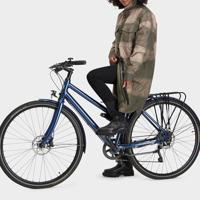 AGU Oversized Rain Shirt Winter Regenjas Urban Outdoor Dames - Groen - XS - Waterdicht - thumbnail