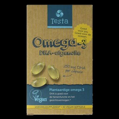 Omega 3 algenolie 250mg DHA vegan NL 60 Vegetarische capsules