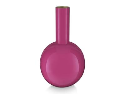 Pip Studio Vaas Metaal Klein Felroze 15x26cm