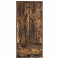 Kast met lade 55,5x34x119,5 cm spaanplaat gerookt eikenkleurig - thumbnail