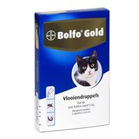 Bolfo Gold 80 Vlooiendruppels voor grote kat 2 x 4 pipetten - thumbnail