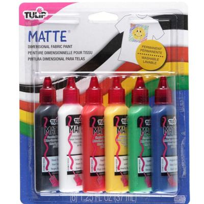 Tulip • 3d textielverf 37ml matte 6st.