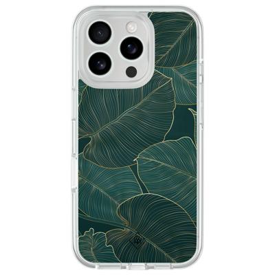 iPhone 16 Pro hybride hoesje - Monstera leaves