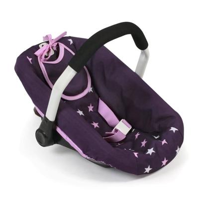 Poppen Autozitje Maxi-Cosi-stijl - Stars Lila