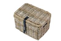 Fietsmand Basil Dax S met deksel 27 x 37 x 24 cm - grijs - thumbnail