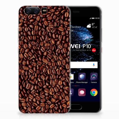 Huawei P10 | Siliconen Case | Koffiebonen