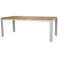 Nohr Tuintafel 'Catheryne' Acaciahout, 200 x 100cm, kleur Wit - thumbnail