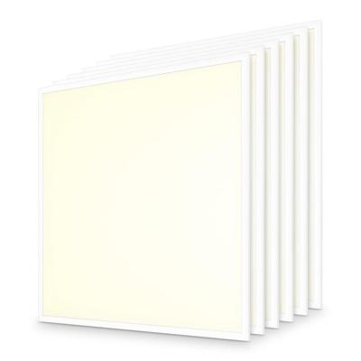6x LED Paneel - 62 x 62 cm - 36 Watt - 4320lm (120lm/W) - 3000K warm wit - Flikkervrij - UGR22 - 50.000 branduren