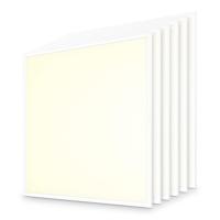 6x LED Paneel - 62 x 62 cm - 36 Watt - 4320lm (120lm/W) - 3000K warm wit - Flikkervrij - UGR22 - 50.000 branduren - thumbnail