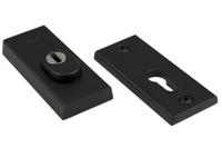 AMI veiligheids cilinderrozetten 115/15 - SKG*** met kerntrek - deurdikte 38/42 mm - zwart - 739700 - thumbnail