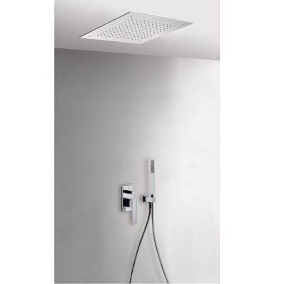 TRES Slim Exclusive inbouw regendouche met mengkraan incl. handdouche 20298001 TRES Slim Exclusive inbouw regendouche met mengkraan incl. handdouche 20298001