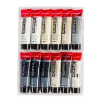 Amsterdam Set 12 x 20 ml - Grijs - thumbnail