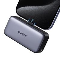 UGREEN Powerbank - 5000 mAh - USB-C-aansluiting - Met standaard - Zwart - thumbnail