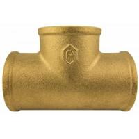 Messing t-stuk met binnendraad 1 1/2"" inch - thumbnail