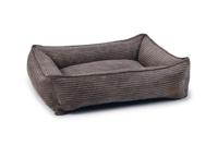 DBL LIGMAND RIBBED BRN 65X60X20 - thumbnail