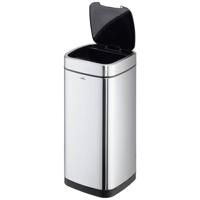 Durable NO TOUCH 35L 342323 Afvalbak 35 RVS (l x b x h) 305 x 305 x 690 mm Zilver Met One-Touch-dekselopener 1 stuk(s) - thumbnail