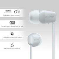 Sony WI-C100 In-ear Draadloos Wit - thumbnail