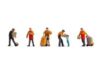 NOCH 15069 H0 Pakketbezorgers figuren Geverfd, Staand - thumbnail