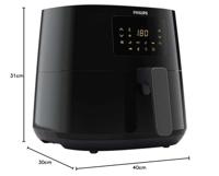 Philips Home HD9280/70 Airfryer 6.2 l 2000 W Appbased Zwart - thumbnail